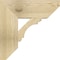 Ekena Millwork Olympic Slat Rough Sawn Bracket, Douglas Fir, 6"W x 20"D x 20"H BKT06X20X20OLY06RDF - alternate 4